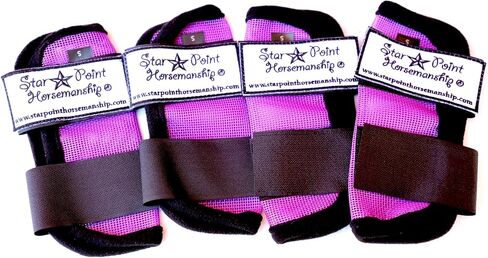 Star Point Horsemanship Miniature Horse Stay-Up Technology Mesh Fly Leggings UV Leg Protection Boots Breathable Durable Pony Donkeys Leg Wraps to Reduce Hoof Damage Leg Fatigue (Light Blue Set of 4) in Kuwait