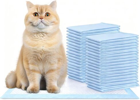 35 PCS Cat Pads, Compatible with Breeze Litter System, Fresh Scent Cat Pee Pads Refills, Ultra Absorbent with Odor Control, 16.9" x 11.7" in Kuwait
