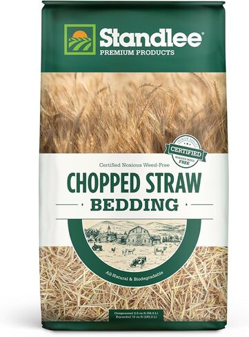 Standlee Hay Company Wheat or Barley Chopped Straw for Animal Bedding in Kuwait