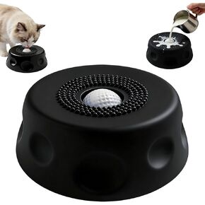 Dog Lick Bowl with Ball, Dog Licking Bowl with Rolling Ball, Slow Feeder Dog Bowls for Liquid Treats, Interactive Lick Bowl Anti-Slip Lick Toy for Large Medium Small Dogs (Blue) in Kuwait
