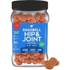 Dogswell الورك والمفاصل الدجاج ميني متشنج الكلب يعامل، 14 أوقية. جرة in Kuwait
