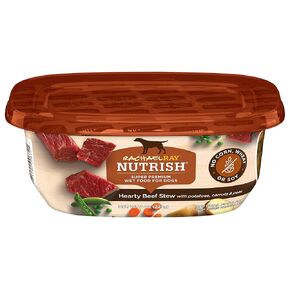Rachael Ray Nutrish Premium Natural Wet Dog Food, Hearty Beef Stew Recipe, 8 Ounce Tub in Kuwait