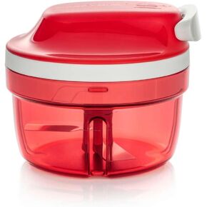 Tupperware Power Chopper Mini - Manual Food Processor - 300ml Capacity - No Electricity Needed - Ideal for Chopping Herbs, Nuts, Garlic, Vegetables - Food Preparation Accessory & Kitchen Gadget in Saudi Arabia