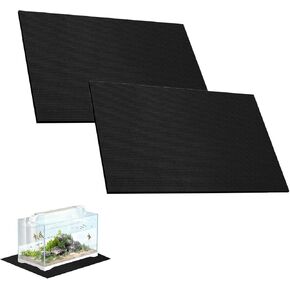 قطعتان من حصيرة تسوية حوض السمك، 14 × 25 × 0.2 بوصة حصيرة خزان الأسماك تحت الخزان - النيوبرين غير القابل للانزلاق مقاوم للصدمات ومقاوم للماء، سطح محكم للأرضيات غير المستوية، حواف سهلة القطع، حصيرة حوض السمك in Kuwait