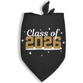 Class of 2026 Dog Bandanas Happy Funny Pet Scarf Accessories Graduation Gifts for My Mom and Dad Graduation Announcement Photo Prop Durable Triangle Scarf for Small Medium Large Dogs in Saudi Arabia