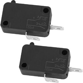 2-Pack Micro Switch for Air Fryer and Microwave Oven, 16A 125V/250V Snap Action Switch, Replacement Parts Compatible with Power XL, Vortex, Gourmia Air Fryers in Kuwait