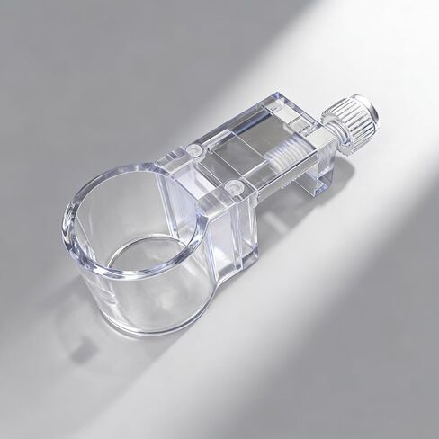 6 PCS Clear Aquarium Plant Holder, Reusable Top Hanging Fish Tank Planter, Small Transparent Plant Clips for Fish Tank Aquarium Landscaping and Decoration in Kuwait