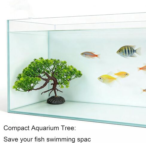 Mangrove Tree for Aquarium Fake Fish Tank Landscaping Decoration Aquarium Décor Plastic Plants Aquarium Tree Ornament | Mangrove Tree for Aquarium Artificial Fish Tank Landscaping Decoration in Kuwait