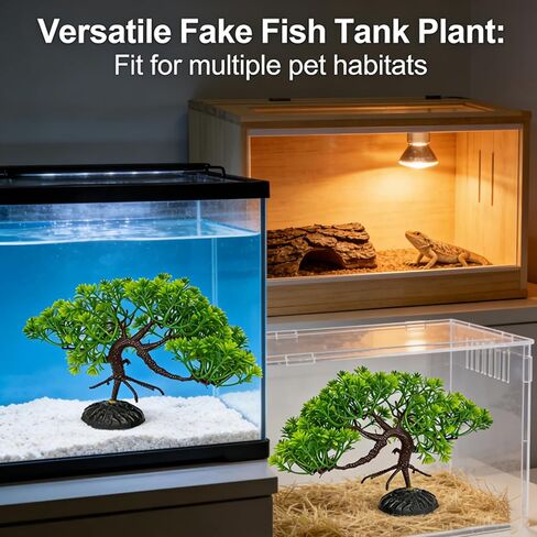 Mangrove Tree for Aquarium Fake Fish Tank Landscaping Decoration Aquarium Décor Plastic Plants Aquarium Tree Ornament | Mangrove Tree for Aquarium Artificial Fish Tank Landscaping Decoration in Kuwait