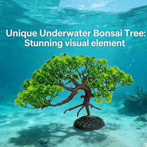 Mangrove Tree for Aquarium Fake Fish Tank Landscaping Decoration Aquarium Décor Plastic Plants Aquarium Tree Ornament | Mangrove Tree for Aquarium Artificial Fish Tank Landscaping Decoration in Kuwait