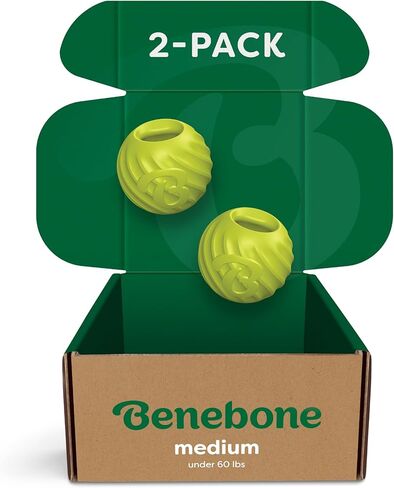 Benebone Durable Rubber Dog Toy Ball, Limited Edition America 250, One Size in Kuwait