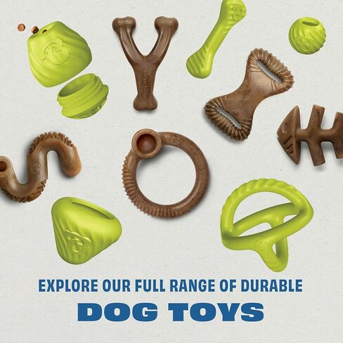 Benebone Durable Rubber Dog Toy Ball, Limited Edition America 250, One Size in Kuwait