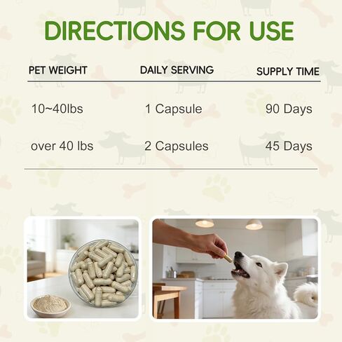Yunnan Sanqi Capsules for Dogs, Herbal Quick Stop Bleeding, Blood Support for Hemangiosarcoma, Hemoabdomen, Cancer Bleeding, Pericardial Effusion, Ulcer-Related Bleeding, Bloody Stools - 90 Capsules in Kuwait