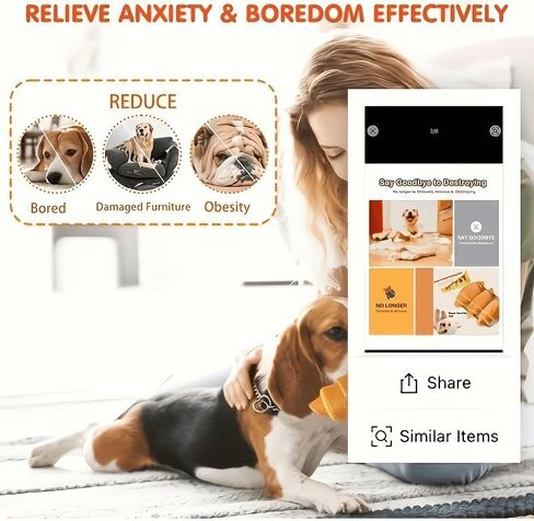 Cute Plush Croissant Dog Toy - Brunch Food Themed Squeaky Chew Toy for Small & Medium Dogs, Soft Interactive Plush with Crinkle Paper, Machine Washable, Eco-Friendly Materials in Kuwait