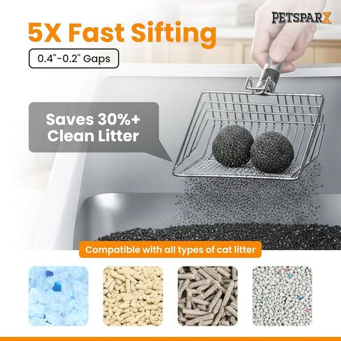 Stainless Steel Litter Box XL with Lid – Enclosed Cat Litter Box for Large Cats, High Sided Leak Proof Metal Litter Box, Easy Clean Non Stick Odor Control in Kuwait