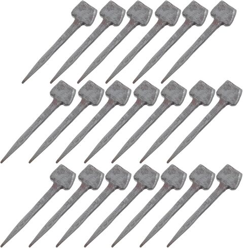 jojofuny 20pcs Iron Horseshoe Nails Hoof Repair Metal Hoof Accessories 4cm Length for Equestrian Sports Horse Shoeing and Maintenance in Kuwait