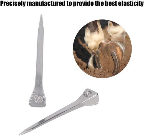 High Rigidity Steel E4 Horseshoe Nail for Horse Hoof with Best Elasticity, 4.8CM, 250Pcs in Kuwait
