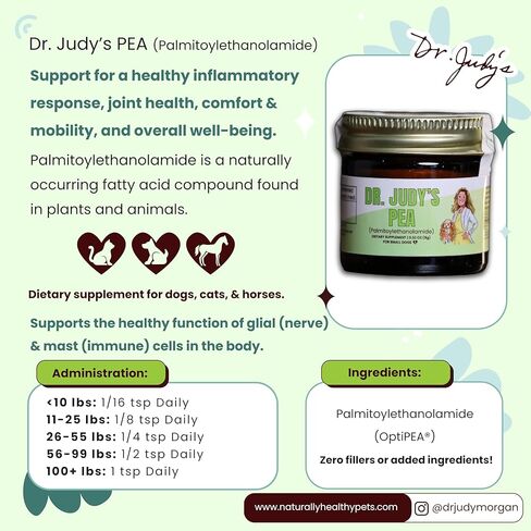 Dr. Judy's Pea (Palmitoylethanolamide) for Small Dogs – 9g in Kuwait