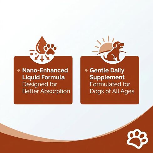 Dog Supplement,Supports Joint Health, Vitality & Healthy Aging,Easy to Give Every Day,Better Absorption-2 fl oz in Kuwait