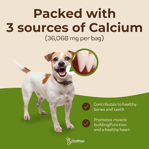 ChefPaw Nutrition Booster for Dogs – Multivitamin Powder with 25+ Essential Nutrients & Calcium – All-Natural Dog Supplement for Homemade & Fresh Food Diets – Supports Bones, Immunity & Overall Health in Kuwait