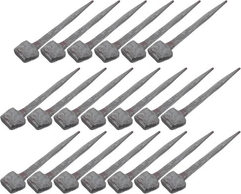 20pcs Iron Horseshoe Nails Hoof Nail for Horse Hoof Protection 4cm Metal Farrier Supplies Riding Care Tool for Training and Maintenance in Kuwait