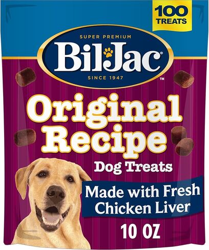 Bil-Jac Original Recipe Soft Dog Treats, Real Chicken Liver, 20 oz Resealable Bag in Kuwait