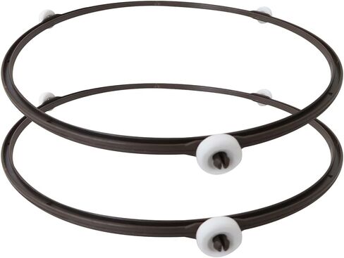 Upgraded Universal 9.5 Inch Turntable Roller Ring for LG Microwaves - Replacement Part, Fits Models MVH1615WW, LMV1630BB, MV1645AGTL, MV1646EGY(2 Pack) in Kuwait