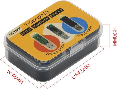 ليليجو لوحة تطوير T-Dongle-S3 ESP32-S3 TTGO مع دونجل شاشة 0.95 انش ST7735 LCD بطاقة TF in Saudi Arabia