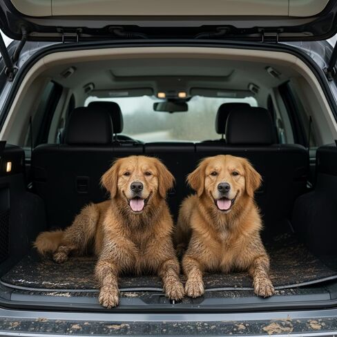 Magic Carpet™ Kennel Liner & Pet Feeding Mat (2-Pack) | Patented Absorbent Wicking Technology | Washable, Reusable, Eco-Friendly, Made in USA | Low-Profile Comfort | 10.75" x 19.25" Each in Kuwait