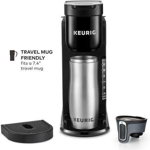 ماكينة صنع القهوة Keurig K-Express، ماكينة تحضير القهوة ذات الخدمة الفردية K-Cup، أسود (متجدد) in Kuwait