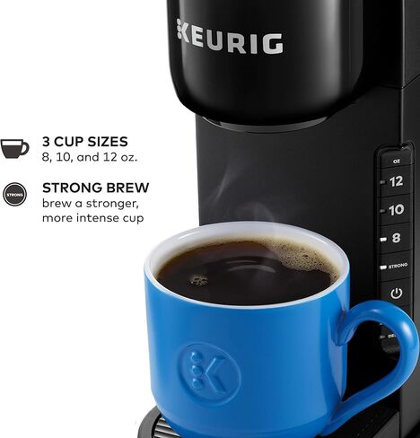 ماكينة صنع القهوة Keurig K-Express، ماكينة تحضير القهوة ذات الخدمة الفردية K-Cup، أسود (متجدد) in Kuwait