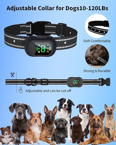 Shock Collar for Dogs, 4900FT Dog Training Collar with Remote, IP67 Waterproof Rechargeable E Collar for Dogs, 4 Training Modes, Voice Call, for Small Medium Large Dog(10-120Lbs) in Kuwait