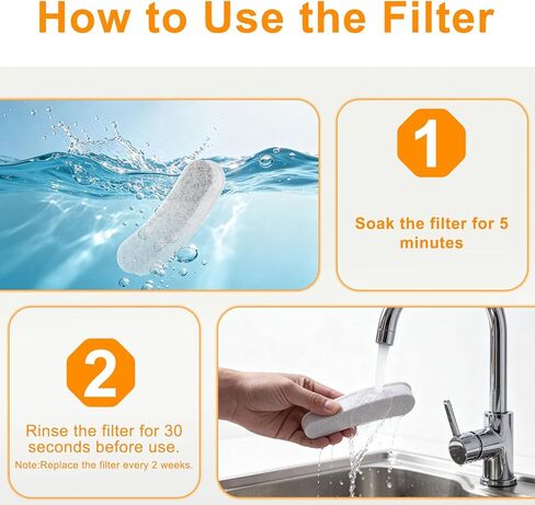 12 Pack Replacement Filters Compatible with WOPET 6L Dog Water Fountain for Dogs and Cats, White, Cotton, Round, Multilayer Filtration in Kuwait