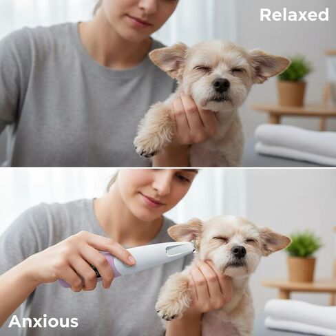 Cordless Cat Paw Trimmer, Purple Pet Paw Trimmer with Anti-Slip Grip, 600mAh Battery, Broad Blades, Low Noise Dog Paw Trimmer, Rechargeable Pet Grooming Kit for Paws, Ears, Face, Butt in Kuwait