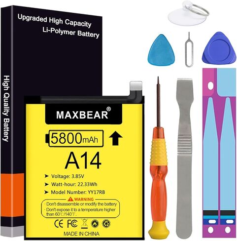Galaxy A32 Battery, (Upgraded) MAXBEAR 5500mAh 3.85V Li-Polymer Replacement Battery EB-BA315ABY for Samsung Galaxy Galaxy A31 / Galaxy A32 SM-A326U (Not fit for Galaxy A32 5G) with Repair Tool Kit in Kuwait
