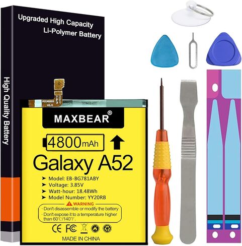 Galaxy A32 Battery, (Upgraded) MAXBEAR 5500mAh 3.85V Li-Polymer Replacement Battery EB-BA315ABY for Samsung Galaxy Galaxy A31 / Galaxy A32 SM-A326U (Not fit for Galaxy A32 5G) with Repair Tool Kit in Kuwait