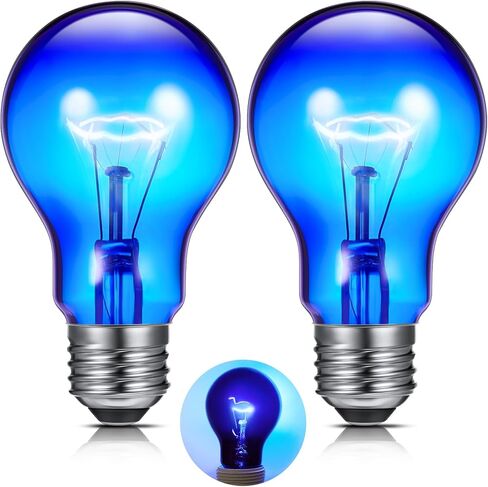 Retisee 4 Pack 60 Watt Heat Lamp Bulbs for Reptiles 120v Infrared Lamp and Blue Light Heat Bulb Day and Night Reptile Bulb for or Chicks, Puppies, Bearded Dragon, Snake, Turtle in Kuwait