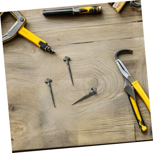 Toddmomy 50 Pieces Portable Iron Horseshoe Nails Replaceable Small Hoof Nails Horseshoe Accessory for Equine Hoof Care Farrier Supplies in Kuwait