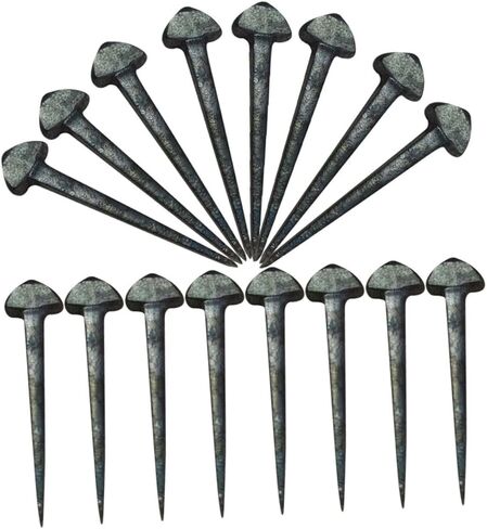 Toddmomy 50 Pieces Portable Iron Horseshoe Nails Replaceable Small Hoof Nails Horseshoe Accessory for Equine Hoof Care Farrier Supplies in Kuwait