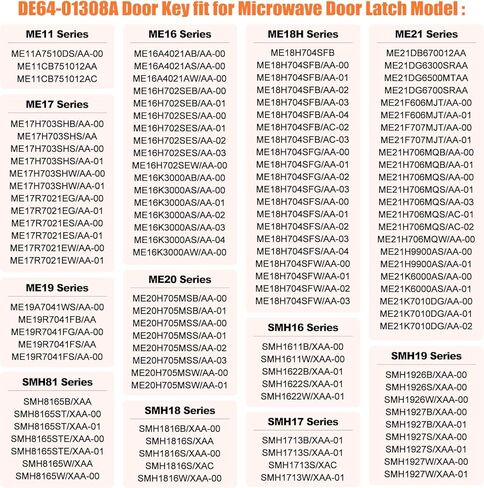 ترقية مفتاح مزلاج الباب DE64-00760A المناسب لـ Samsung، واستبدال باب الميكروويف DE64-01308A DE64-00760A مفتاح مزلاج الباب مناسب لـ ME19R7041FS ME17R7021ES PS4229162 in Kuwait