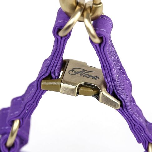 Angie and Allie Organic Cotton Personalized Step in Dog Harness,Custom Dog Halter Vests,Adjustable No Pull Canine Halter Harness for Small Medium Large Dogs in Kuwait