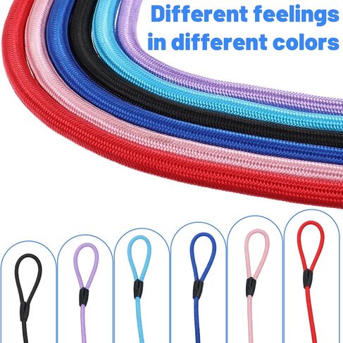 12 Pcs Premium No-Pull Dog Slip Leads 4.9ft Adjustable, Pastel Hues Easy On/Off, No Collar Needed, Vibrant for Small/Medium Dogs for Walking/Training, 6 Colors in Kuwait