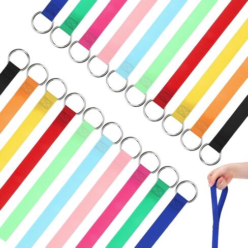 20 قطعة من مقود الكلاب المنزلق بطول 6 أقدام، مقاود قصيرة للكلاب مع حلقة دائرية من النايلون القوي للحيوانات الأليفة، مقاود منزلقة للكلاب الكبيرة والصغيرة والجراء والقطط والمشي والتدريب على العناية بالمأوى، 10 ألوان in Kuwait