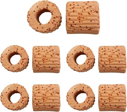 10PCS Plant Securing Ring 25mm Ceramic Cultivation Ring Base Suitable for Fish Tank and Aquarium Landscaping in Kuwait