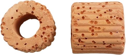 10PCS Plant Securing Ring 25mm Ceramic Cultivation Ring Base Suitable for Fish Tank and Aquarium Landscaping in Kuwait