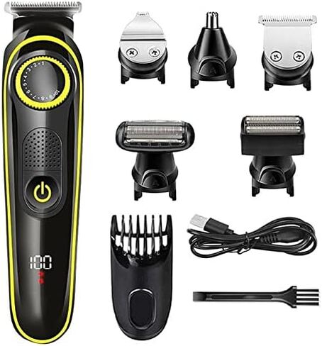 Pro Hair Clipper Men' s Grooming kit Facial Body All in one Hair Trimmer Shaver Adjustable Beard Trimmer Clipper Hair Cutting Machine in Kuwait