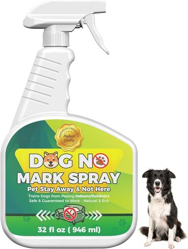 32oz Anti Pee Spray for Dogs - Stop Mark on Furniture & Carpets - Safe Puppy Training Formula - No Pee Here Spray for Indoor & Outdoor Use - Potty Training Spray Solution - Pee Spray for Dogs in Saudi Arabia