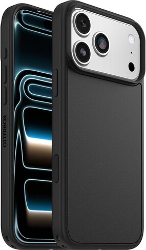 حافظة OtterBox iPhone 15 وiPhone 14 وiPhone 13 Symmetry Series - أسود، يتم تثبيتها على MagSafe، حواف مرتفعة وأنيقة للغاية تحمي الكاميرا والشاشة (يتم شحنها في حقيبة من البوليستر) in Kuwait