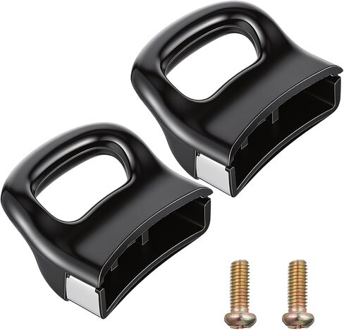2Pcs Pot Short Side Handle Replacement, Pots Handle Sauce Pot Handles Side Cookware Pot Replacement Handles, Removable Cook Ware Pans Handles with Screw for Pressure Pan Black Type Cooker Steamer in Kuwait