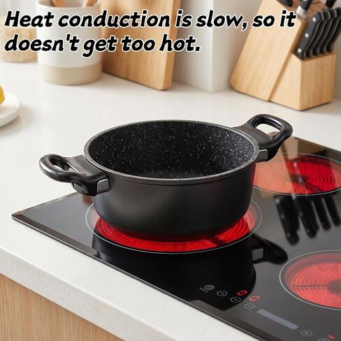2Pcs Pot Short Side Handle Replacement, Pots Handle Sauce Pot Handles Side Cookware Pot Replacement Handles, Removable Cook Ware Pans Handles with Screw for Pressure Pan Black Type Cooker Steamer in Kuwait